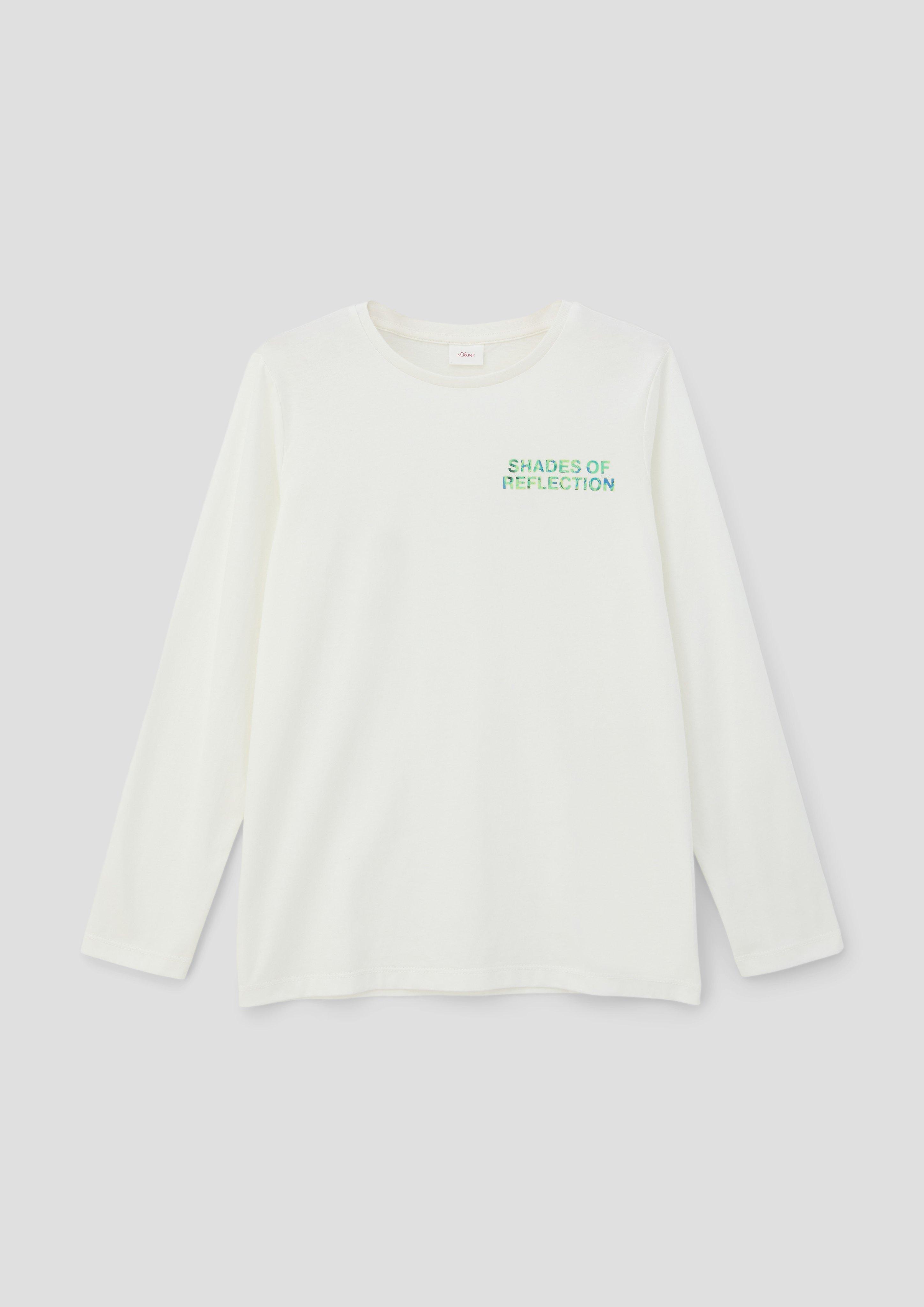 Longsleeve mit gummiertem Print  2134016-0210