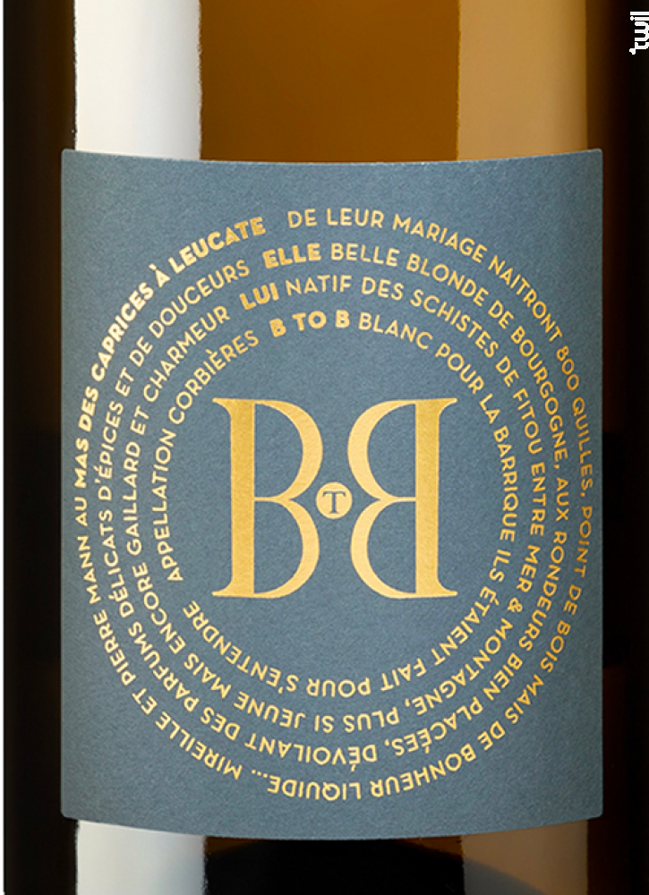 BtoB : Blanc pour la Barrique Mas des Caprices Vin Blanc●Corbières 2022 75cl
