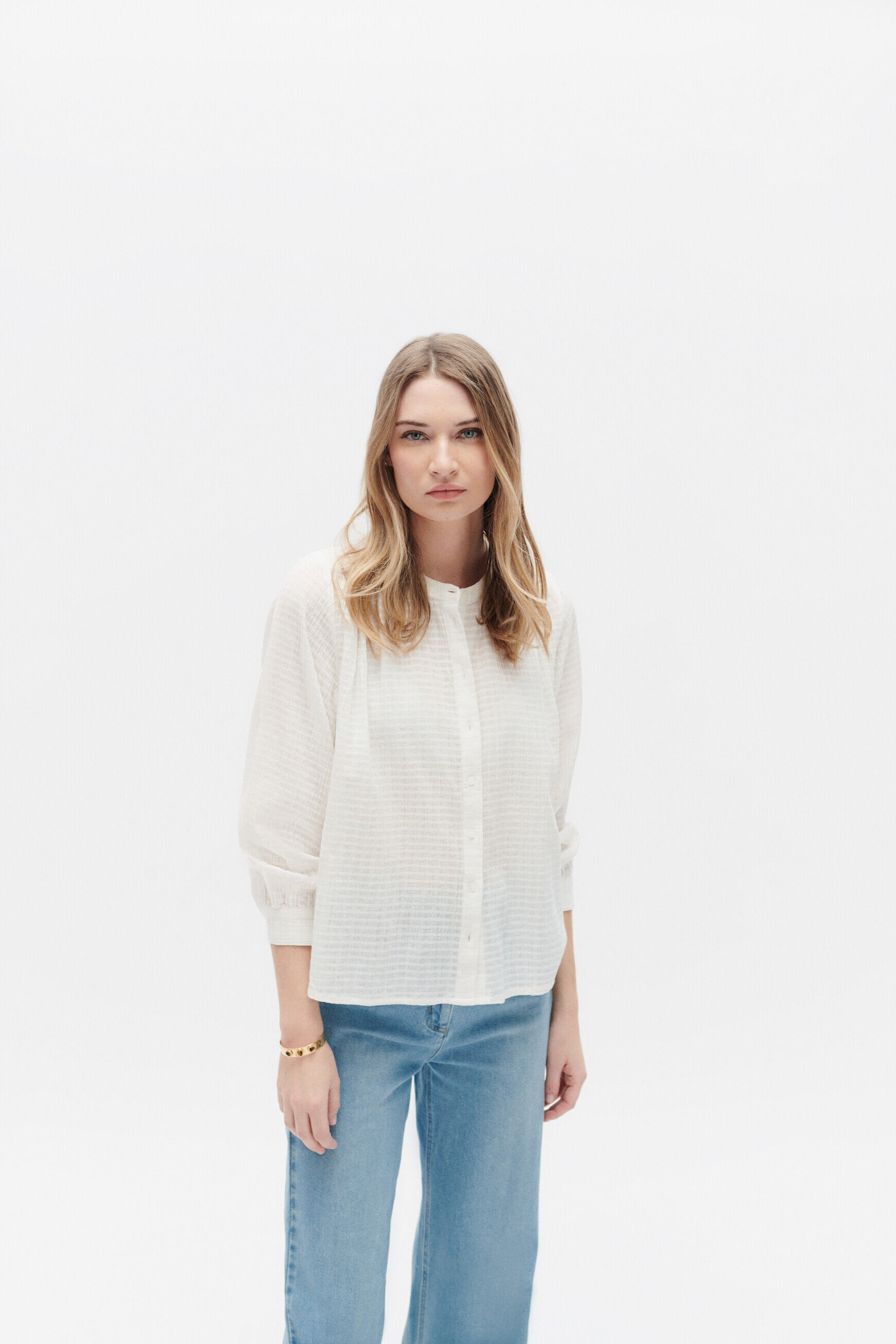 Chemise calissa ivoire femme