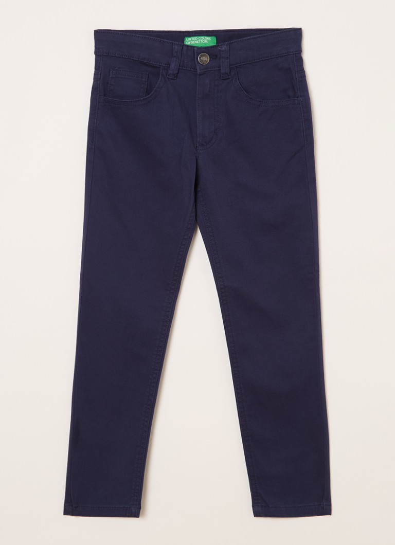 Blugi Benetton slim fit, culoare spălată
