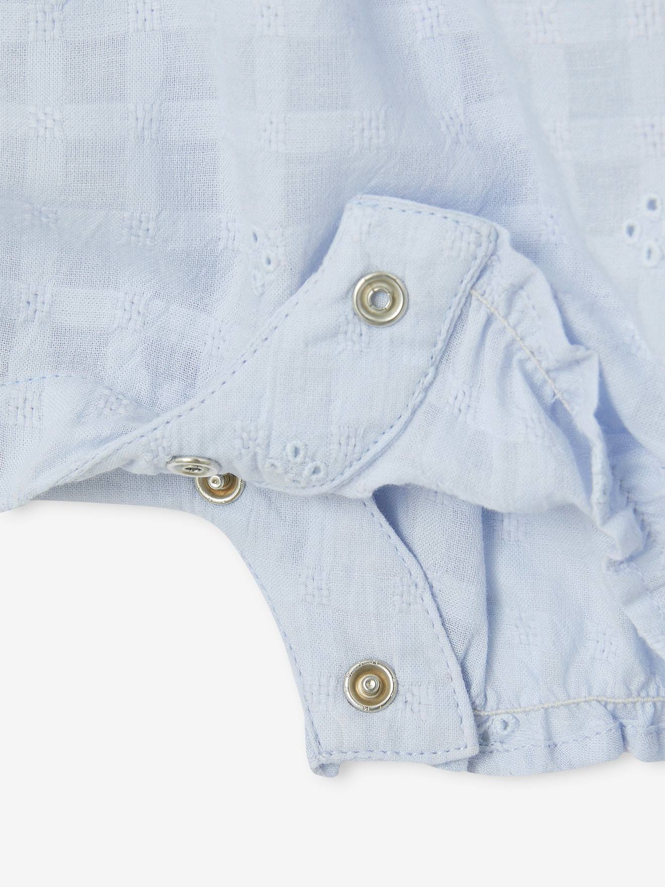 Vertbaudet Baby Sommer-Overall - himmelblau