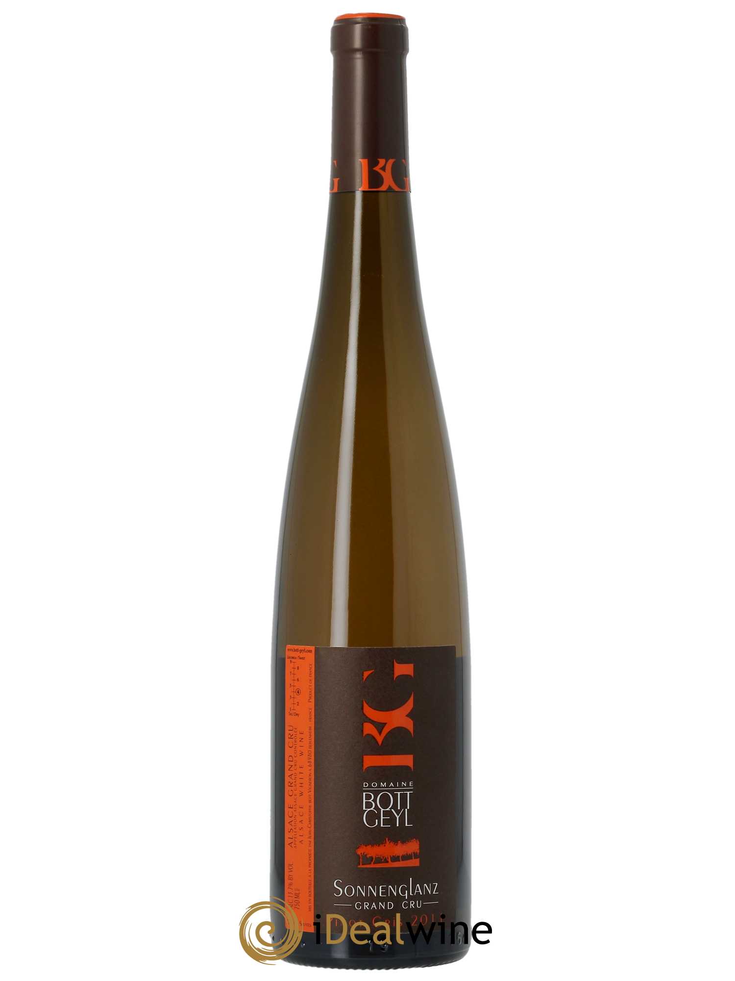 Alsace Grand Cru Sonnenglanz Pinot Gris Bott-Geyl (Domaine)  2011 - Lot de 1 Bouteille