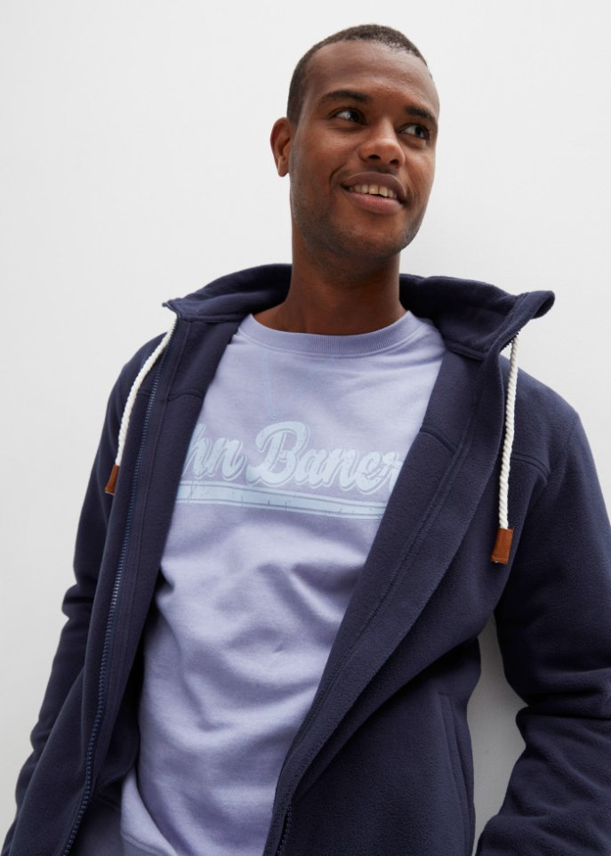 Sweatshirt mit recyceltem Polyester, Loose Fit