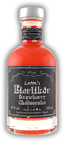 Lotta's Eierlikör Strawberry Cheesecake 0,2 Liter Lotta's Eierlikör Strawberry Cheesecake 0,2 Liter  0,2	 Liter - Vol 20%