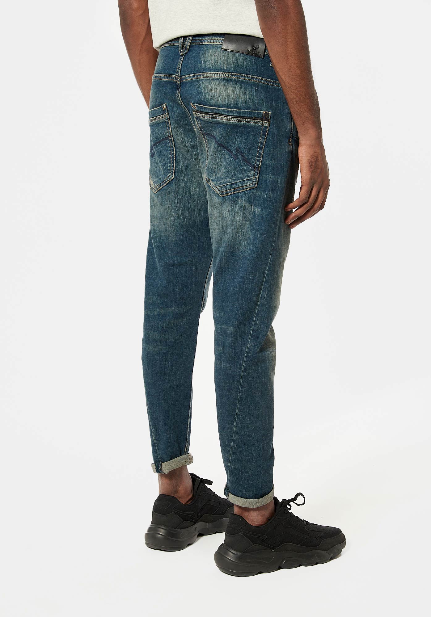 RAZED  Jean relaxed cropped Homme