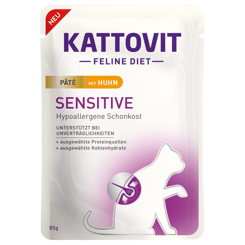 Kattovit Sensitive Paté 10 x 85 g zu TOP-Preisen