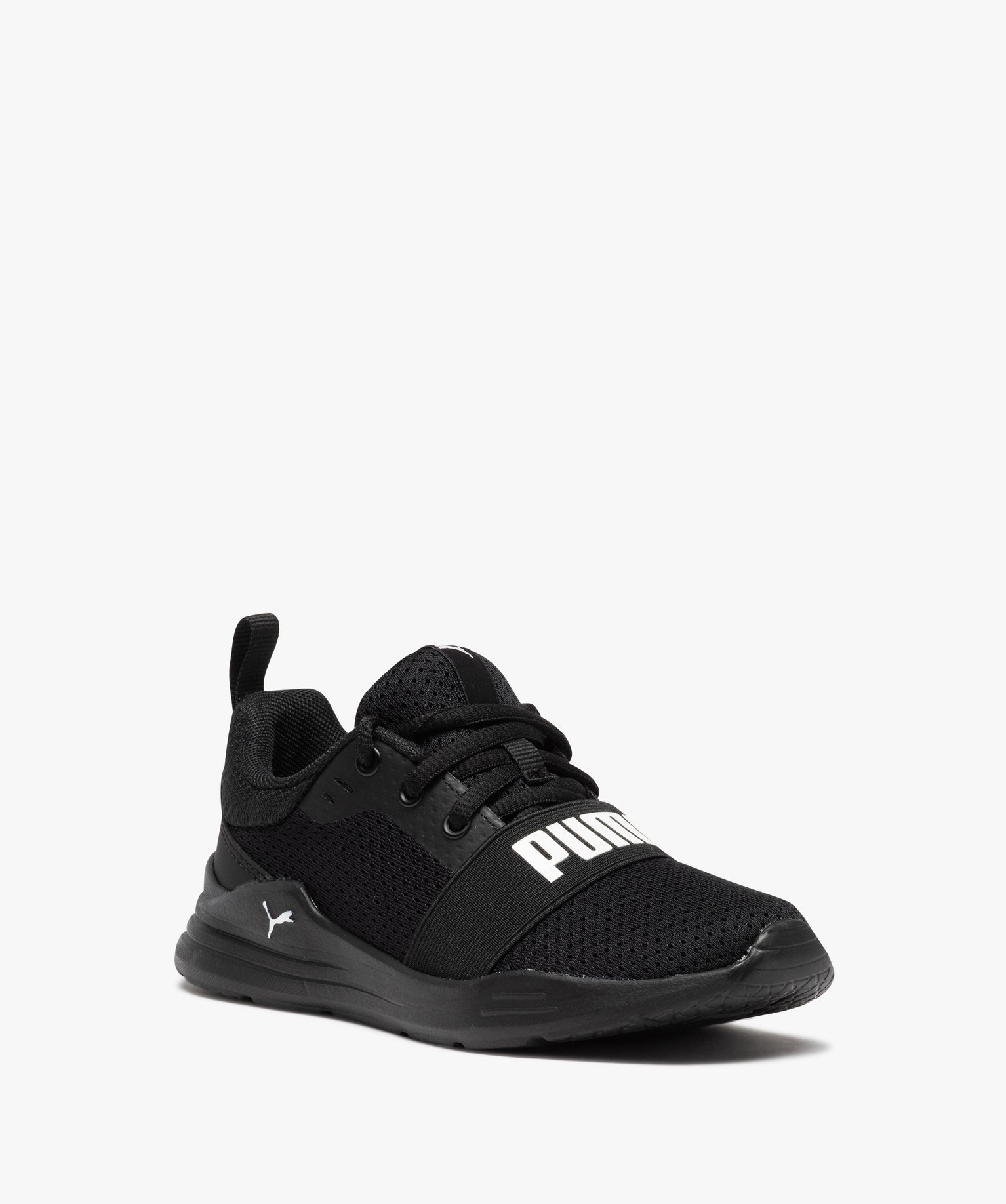 Baskets Garçon running unies extra légères – Puma Wired... noir | GEMO