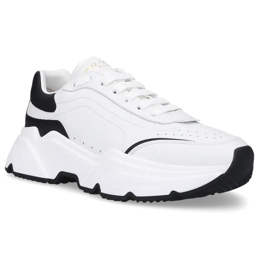 Dolce & Gabbana - Sneaker low DAYMASTER Kalbsleder - weiß