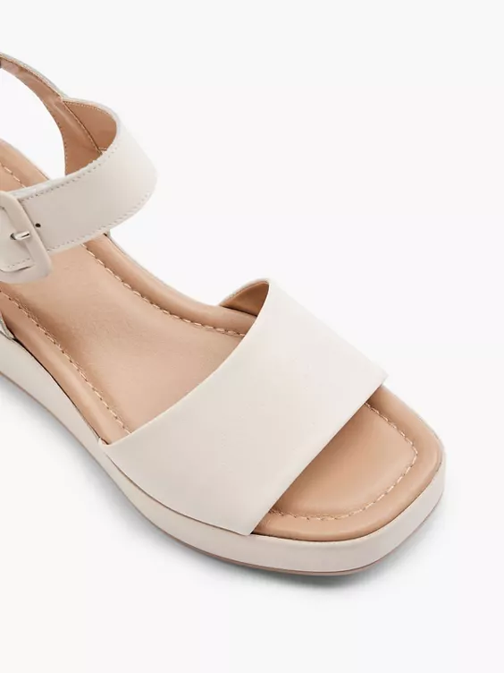 5th Avenue Leder Keilsandalette