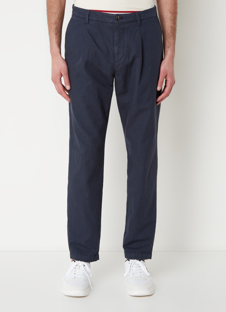 Tommy Hilfiger Harlem konusveida fit chino linenblend un steekzakken