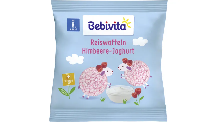 Bebivita Knabberprodukte Reiswaffel Himbeere-Joghurt 30 g
