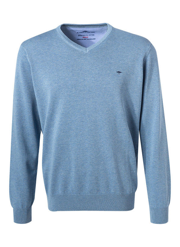 Fynch-Hatton, Pullover, Baumwolle, bleu meliert