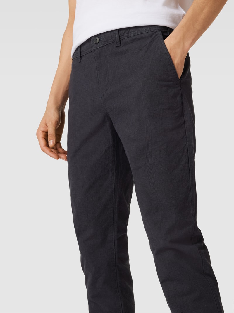Hose mit Allover-Muster in marineblau