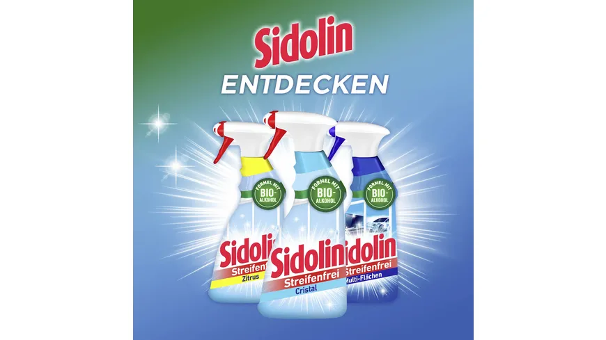 SIDOLIN Streifenfrei Cristal 500 ml