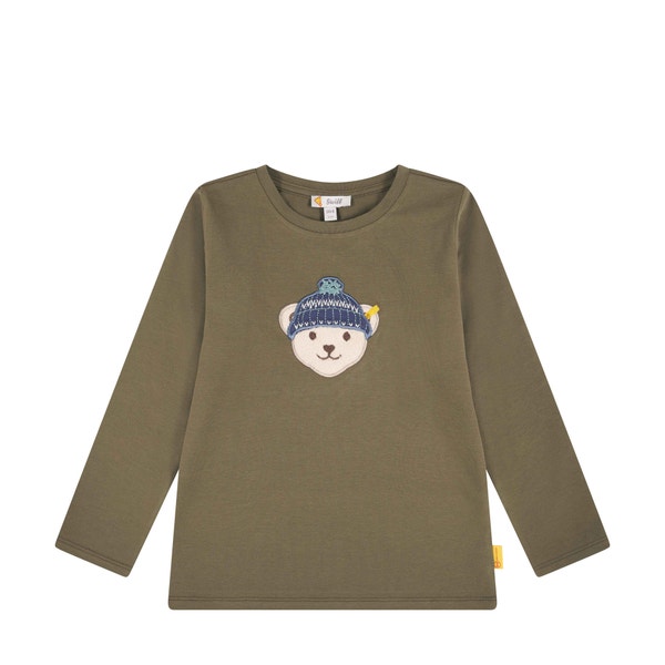 T-Shirt langarm, khaki für Jungs