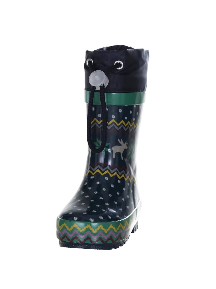 Playshoes Gummistiefel Norweger gefüttert in Marine günstig kaufen