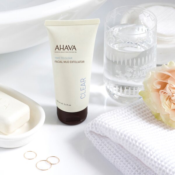 Ahava Time To Clear Facial Mud Exfoliator Gesichtspeeling