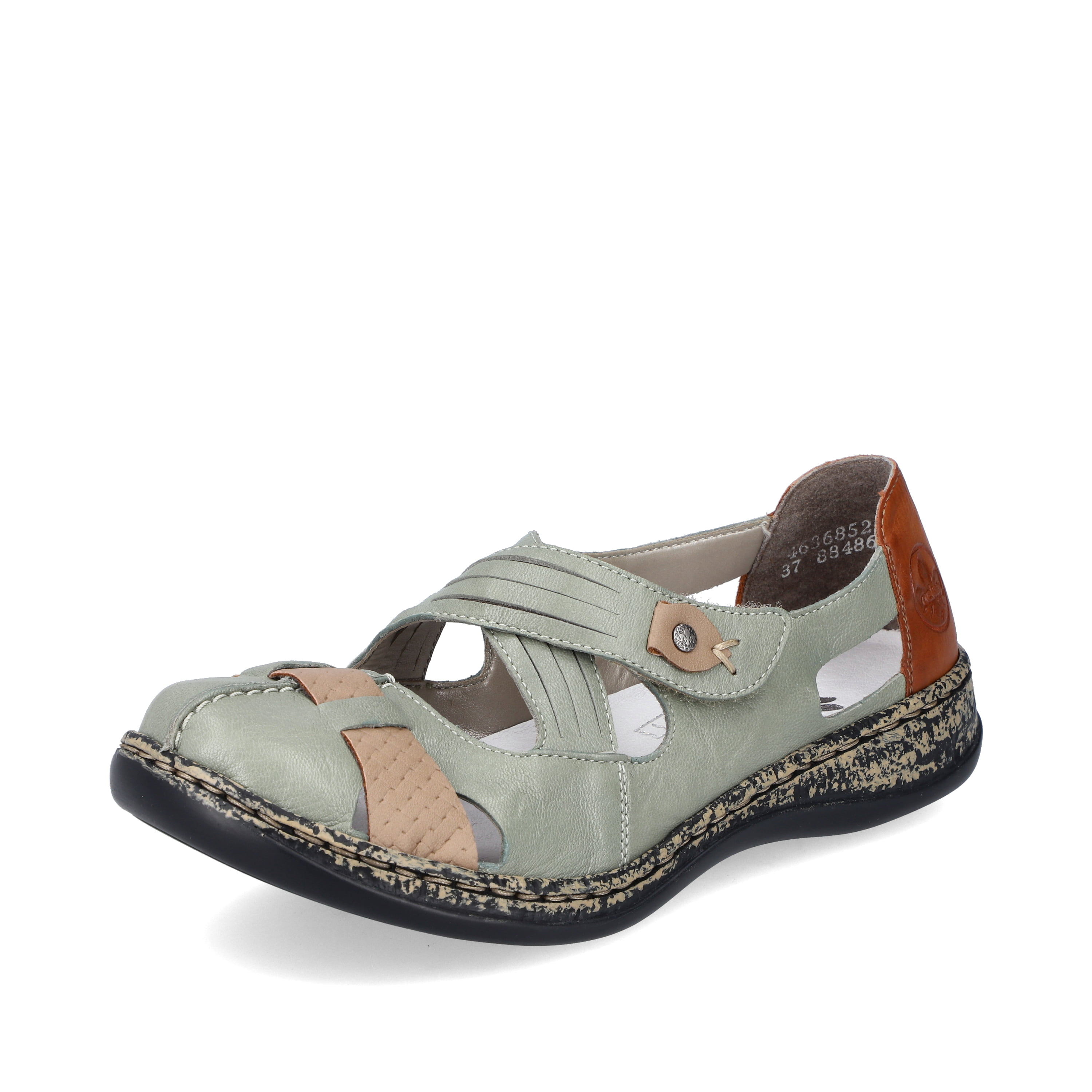 Rieker Damen Ballerinas mintgrün