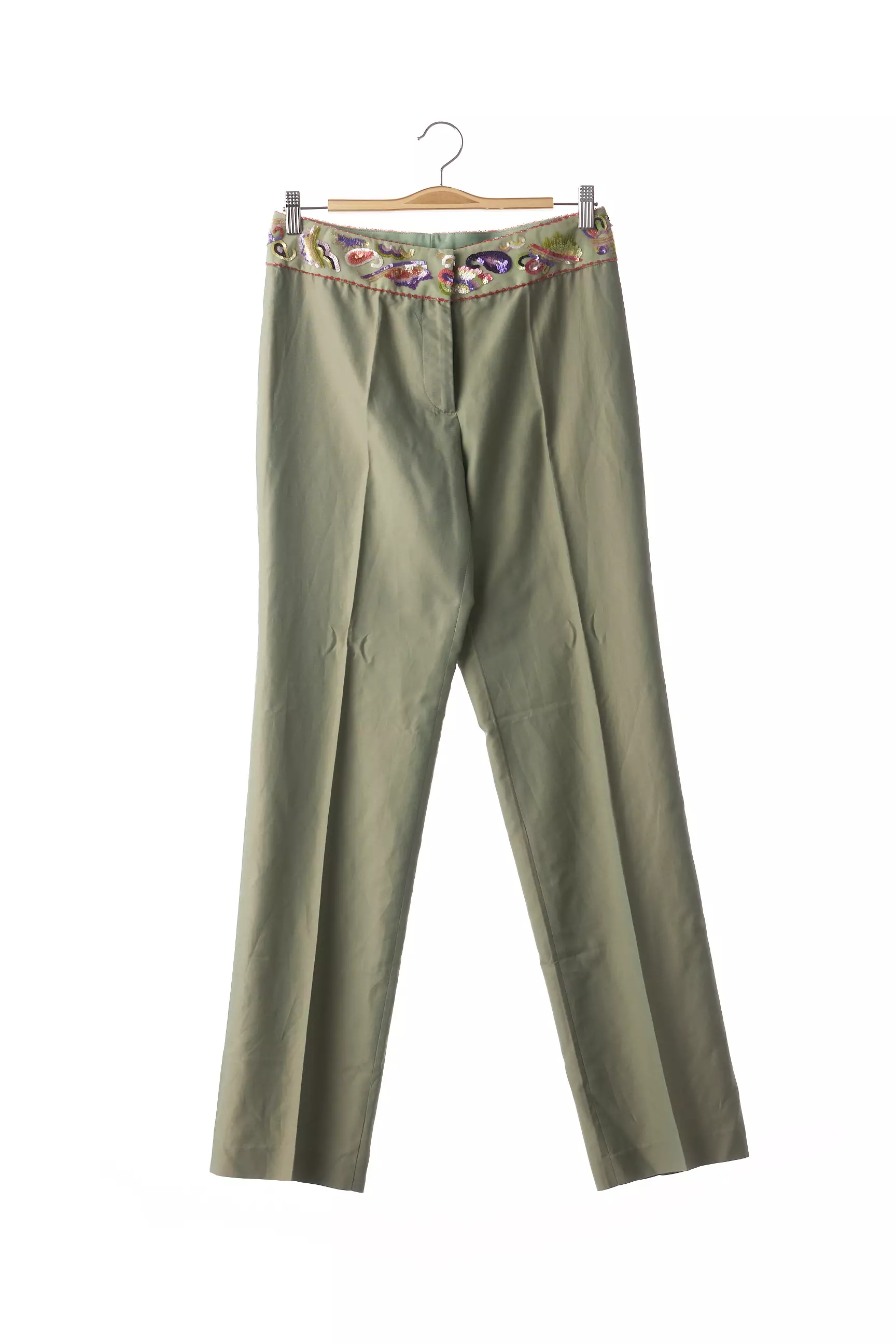 Etro Pantalons Slim Femme couleur vert