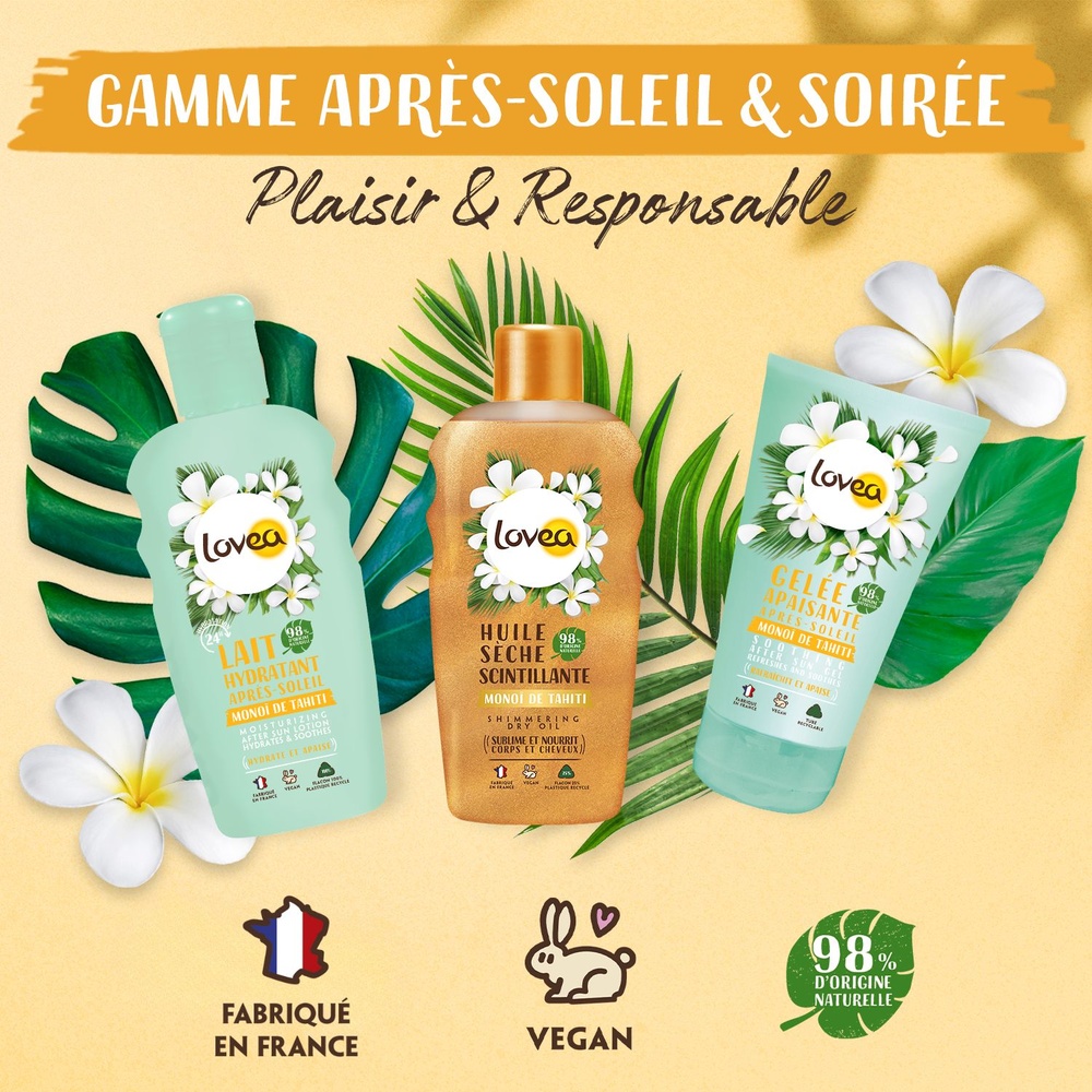 lovea Gelée Apaisante Après-soleil Monoï de Tahiti Gelée Après-Soleil - Apaisante