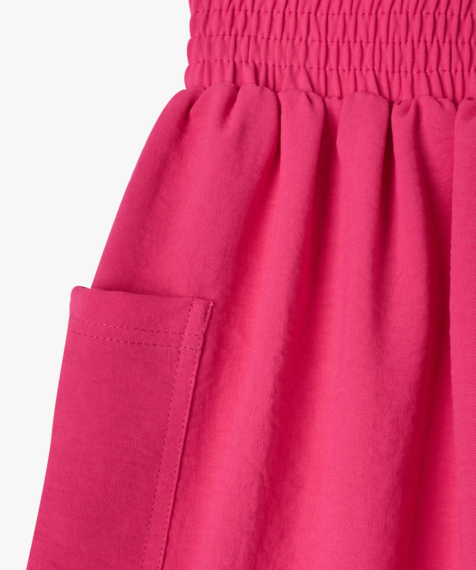 Jupe ample avec poches sur les ctés fille rose | GEMO