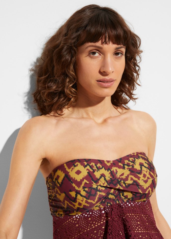 Bandeau Tankini Oberteil