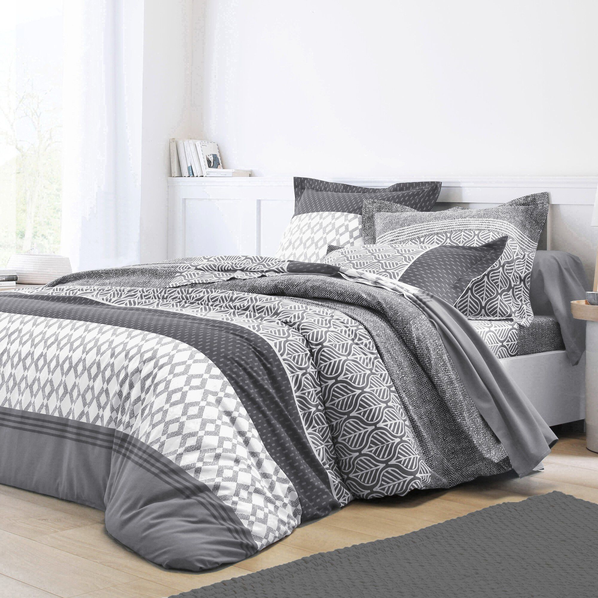 Linge de lit Tommy imprimé géométrique