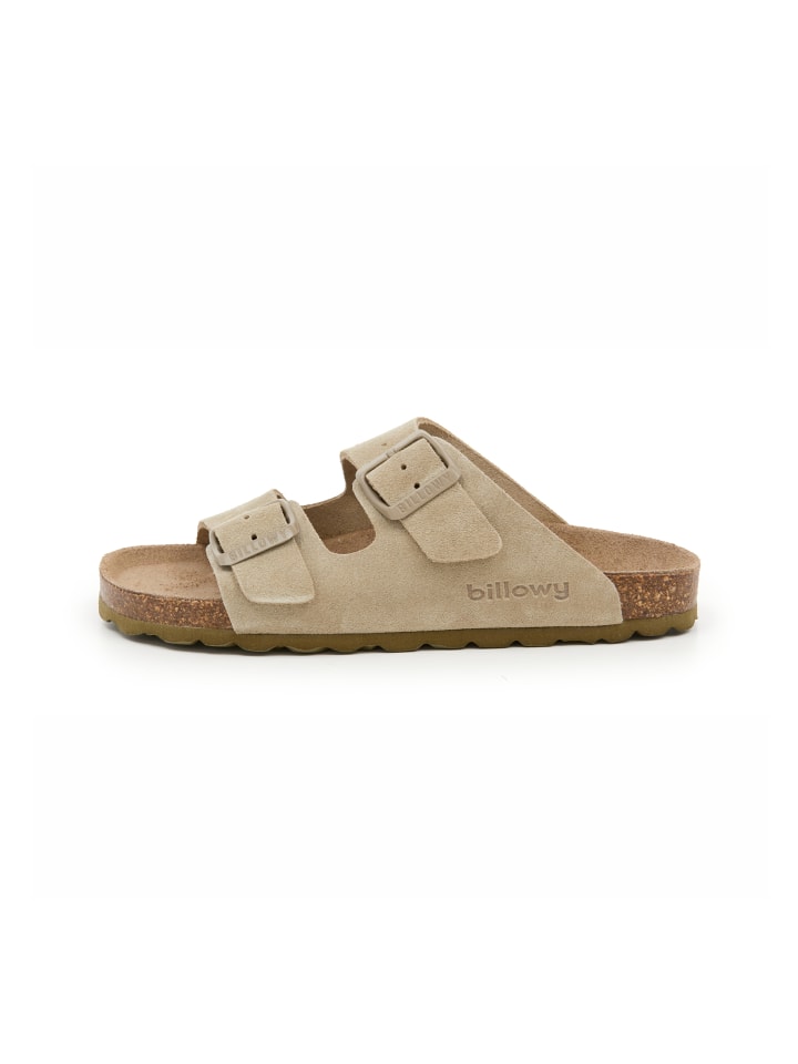 billowy Pantoletten  in khaki günstig kaufen