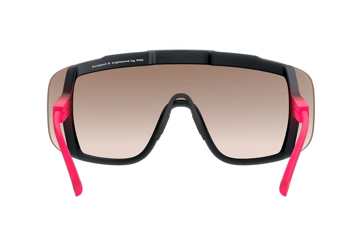 POC Devour - Fluorescent Pink/Uranium Black Translucent/Brown/Si
