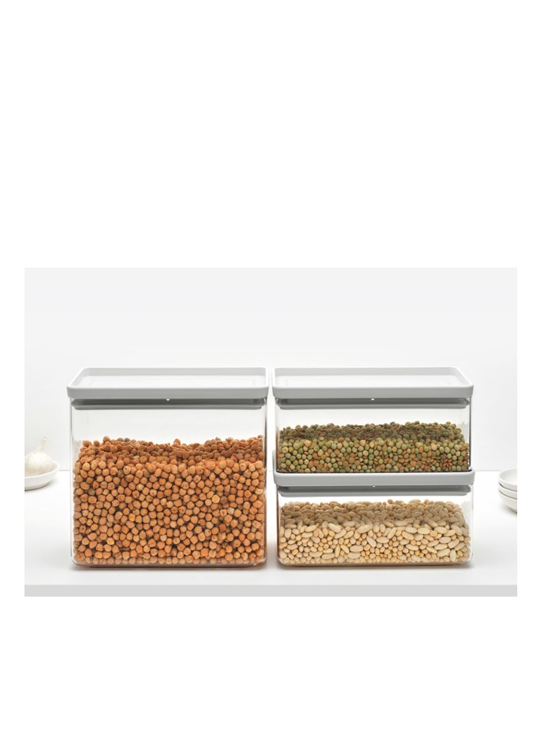 Set de 3 borcane suprapunibile Brabantia Tasty+