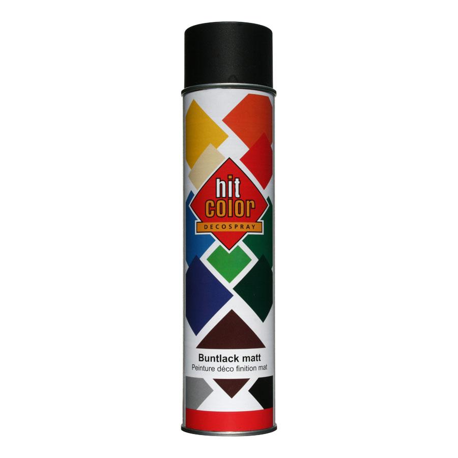 hitcolor Lackspray 600 ml tiefschwarz (RAL9005), matt - ATU