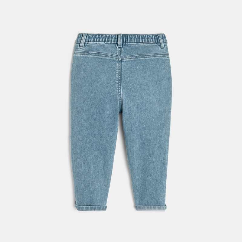 Jean bébé fille denim poches devant bleu Catimini