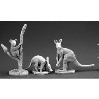 Aardvark, Kangaroo, Koala (Animal Companion 3 Stk.) REA03589