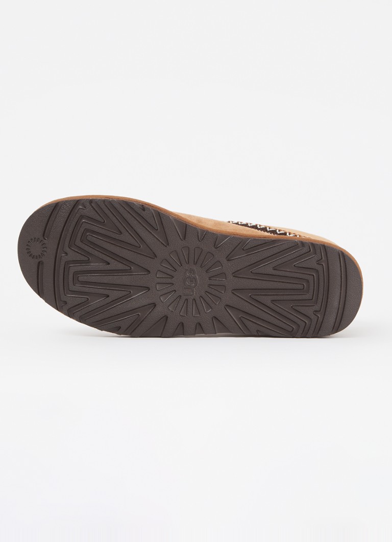 Ghete UGG Classic Mini Crescent din piele întoarsă