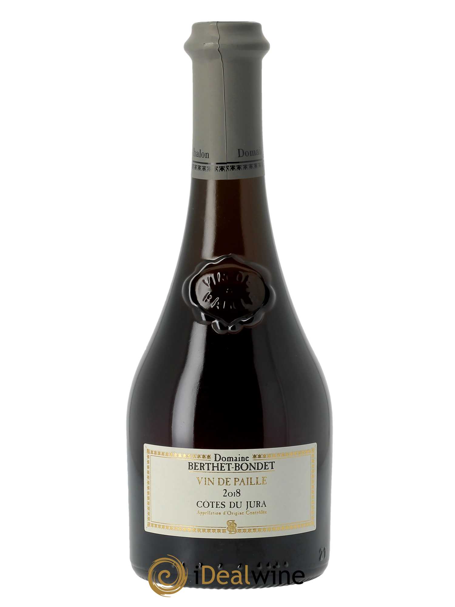 Côtes du Jura Vin de Paille Berthet-Bondet  2018 - Lot de 1 Demi-bouteille