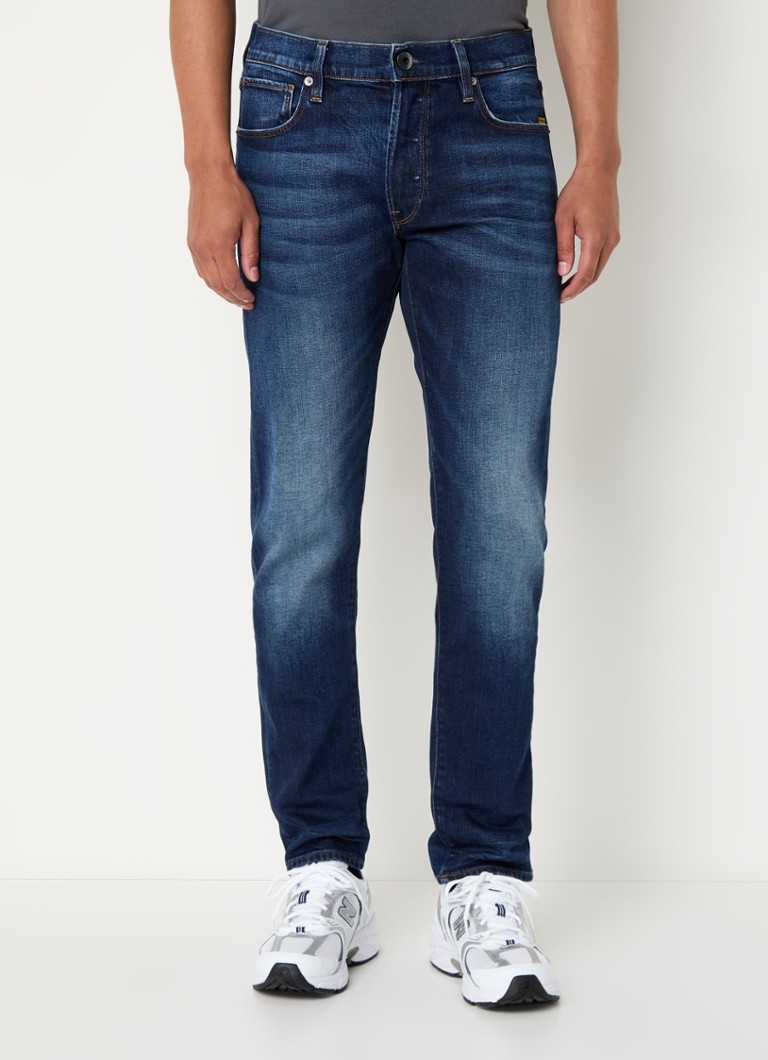 Blugi G-Star RAW Elto Slim Fit, Închiși la culoare