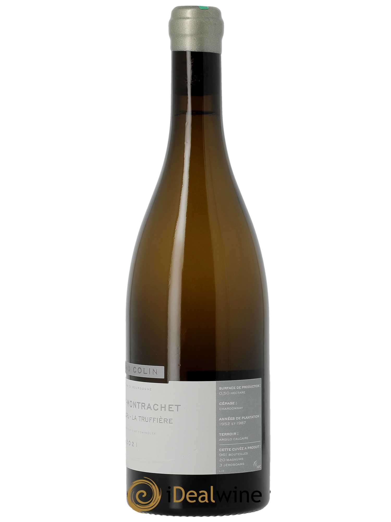 Puligny-Montrachet 1er Cru La Truffière Bruno Colin  2021 - Lot de 1 Bouteille