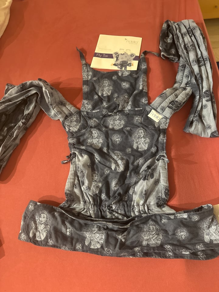 Fidella Fidella Babytragetücher  in blau_grau günstig kaufen L