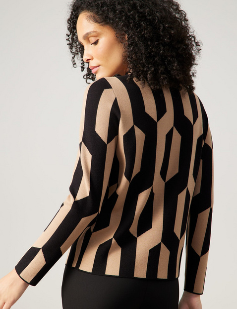 Softer Pullover in Jacquard-Strick