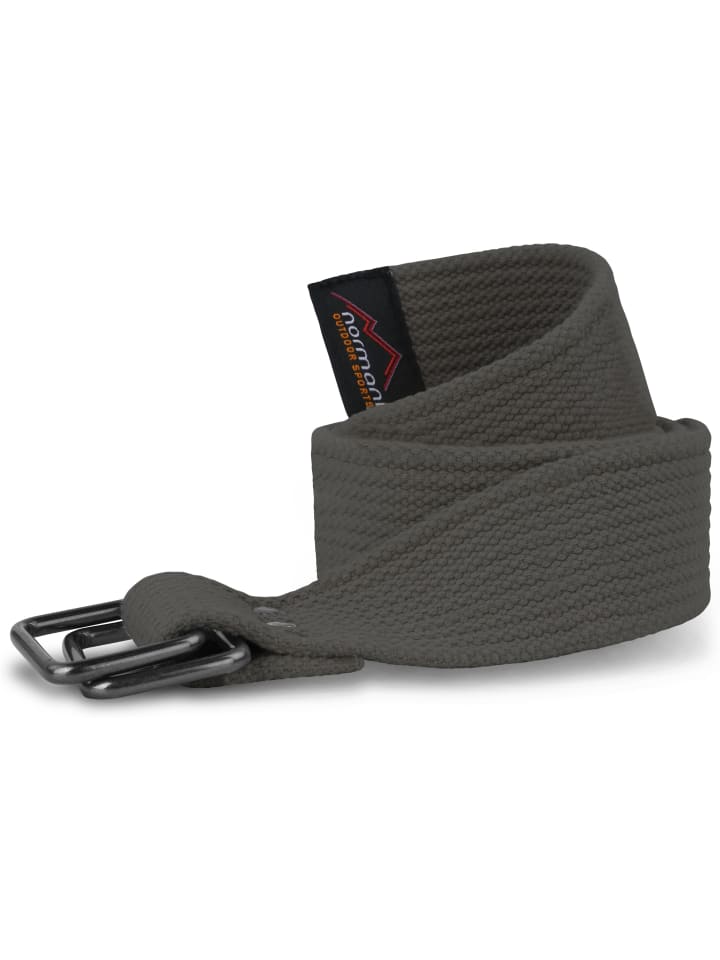 Normani Outdoor Sports Baumwoll-Gürtel Taklamakan in Grau günstig kaufen 110 cm
