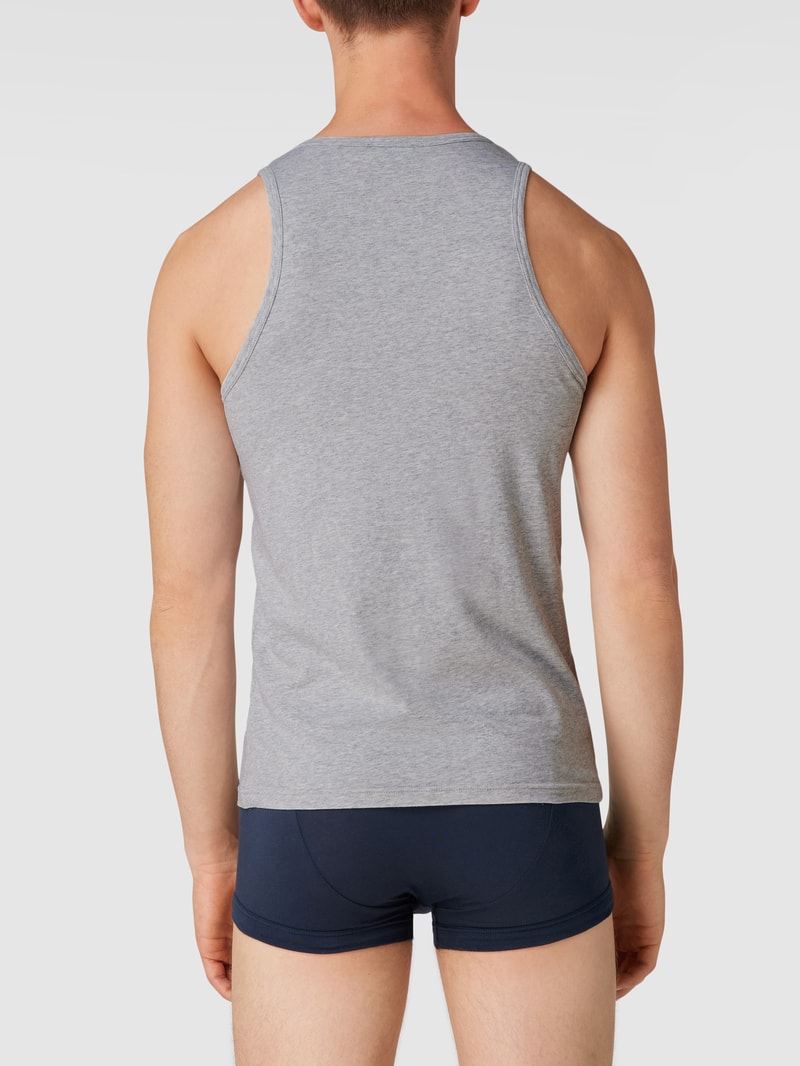 Tanktop mit Stretch-Anteil in anthrazit meliert