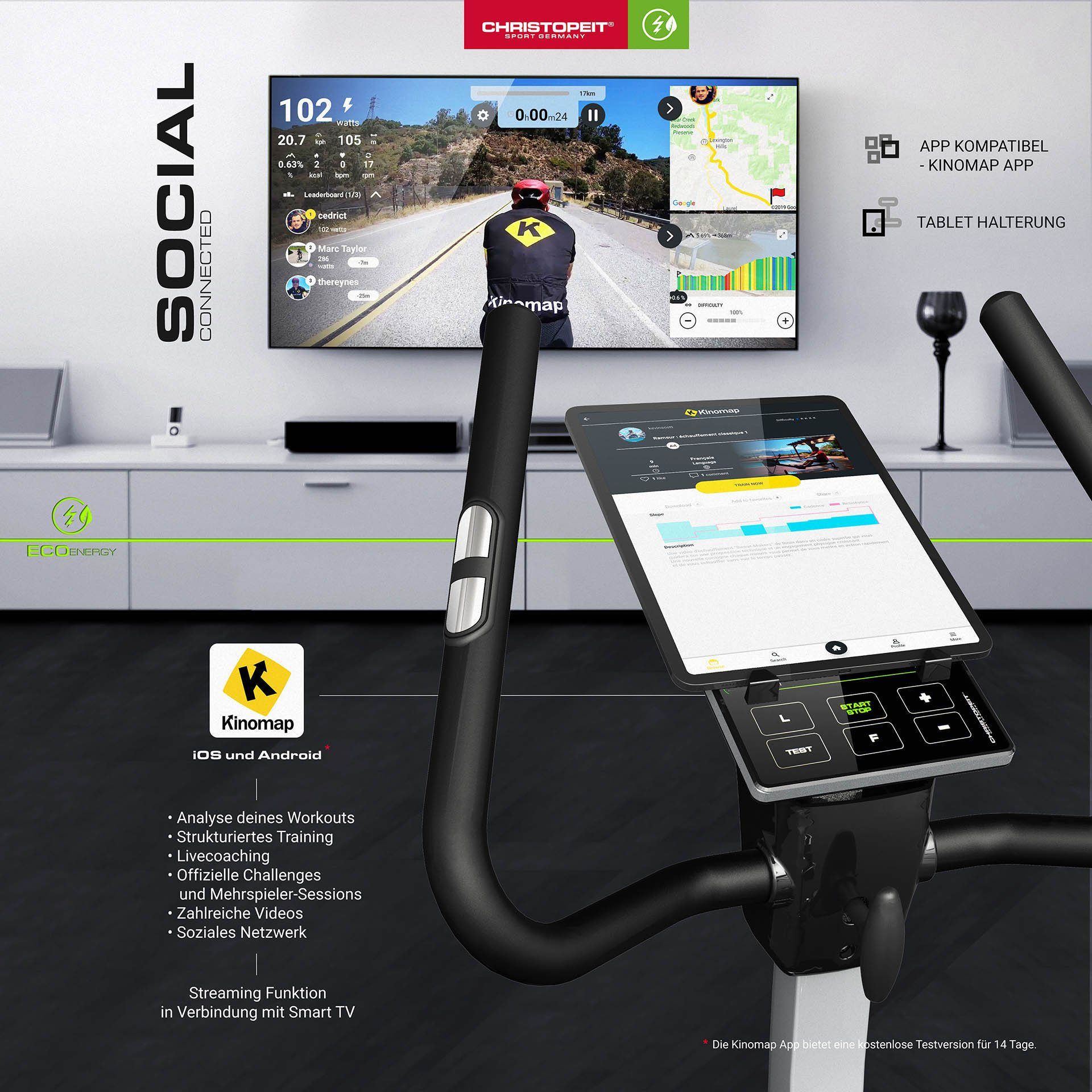 Christopeit Sport® Ergometer Eco 1000
