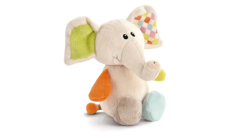 NICI Schmusetier Elefant Dundi und Schmusetuch in Geschenkverpackung