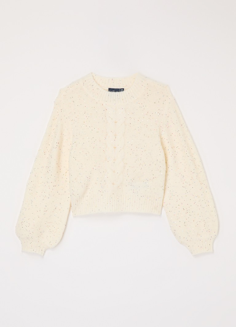 Retour Jeans  Twiggy fijngebreide trui met pailletten