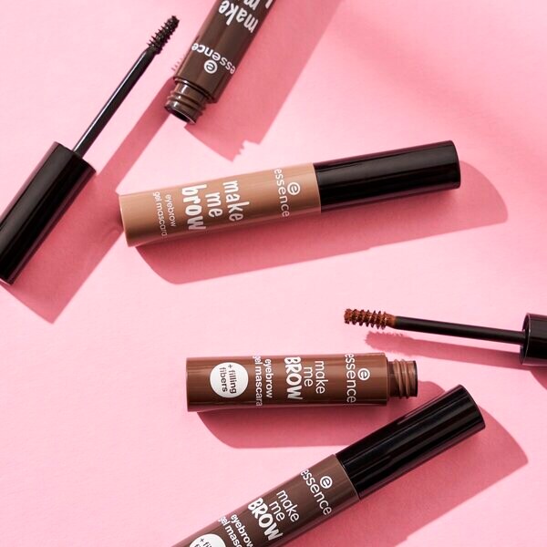 Essence Make Me Brow 07 Dark Browny Brows szemöldök gél szempillaspirál 3,8ml