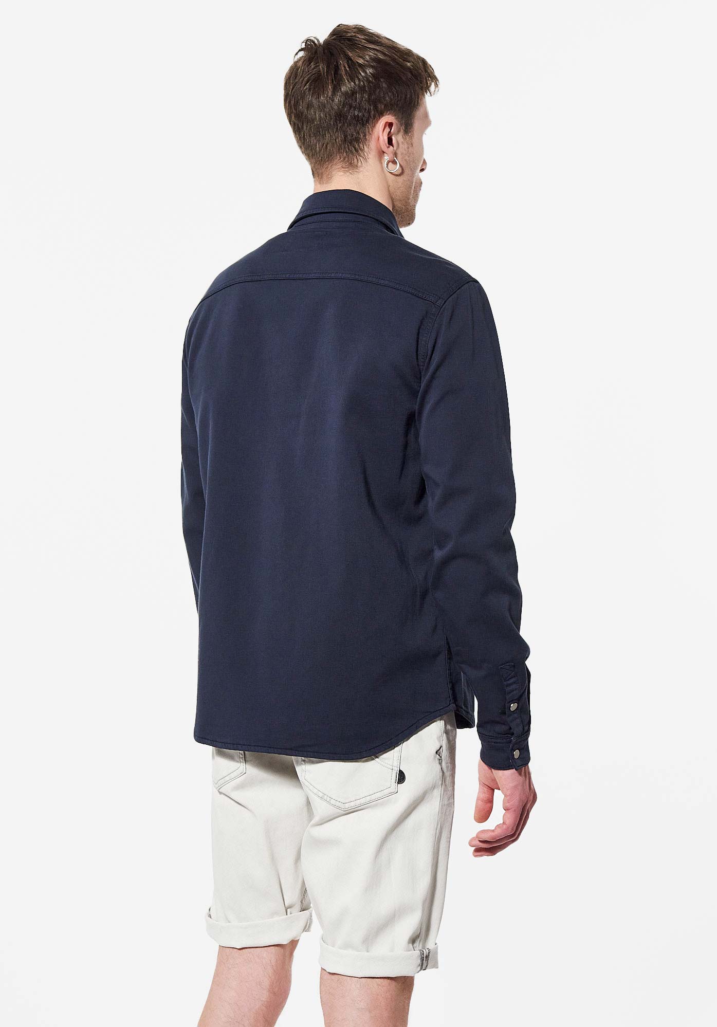 TIZIO  Chemise en jean bleu Homme