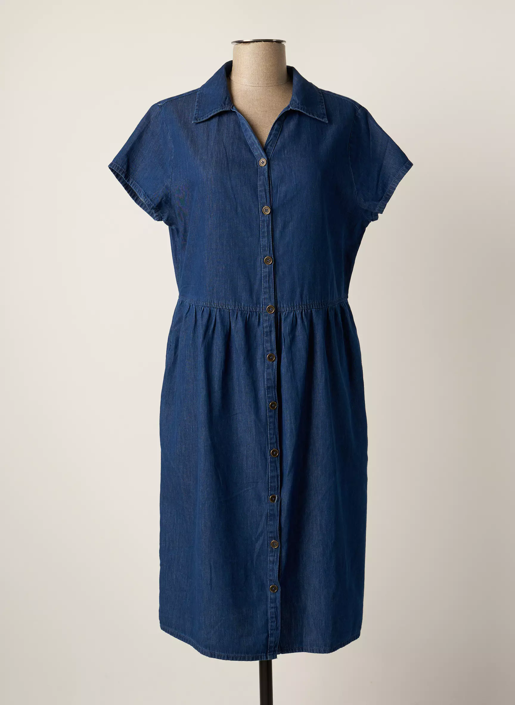 Agathe   Louise Robes Mi Longues Femme couleur bleu
