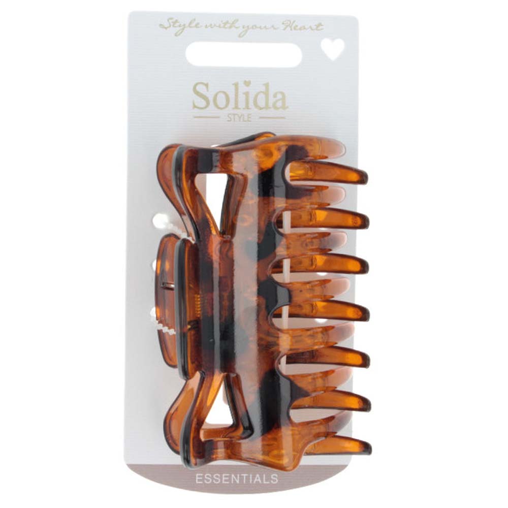 Solida Wasserwellklammer rutschfest Havanna 10cm