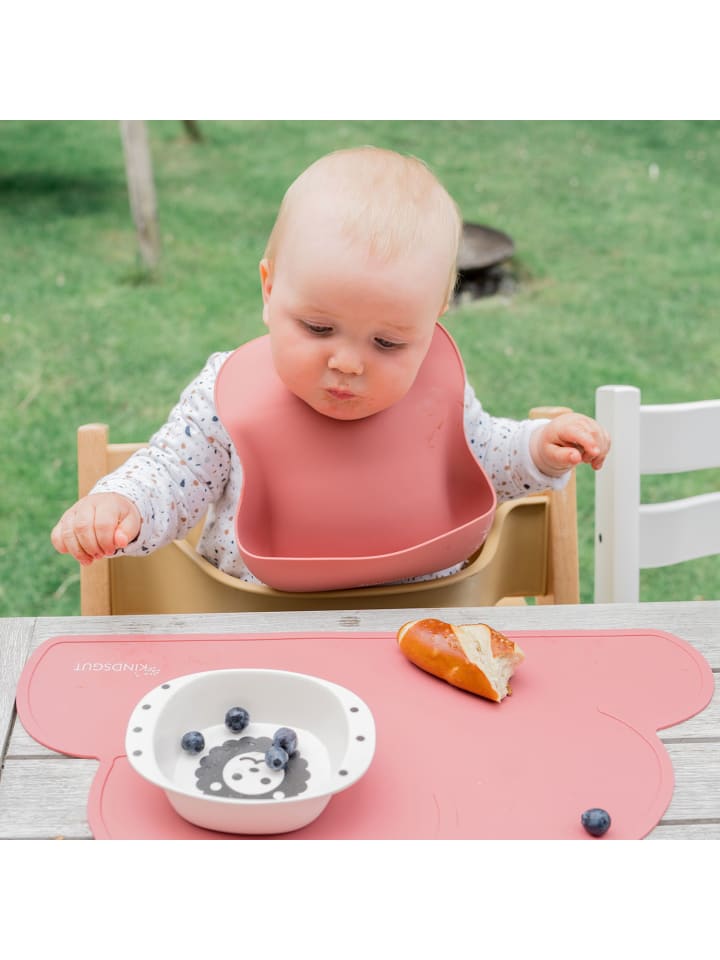 Kindsgut  Silikonlätzchen in Altrosa günstig kaufen onesize