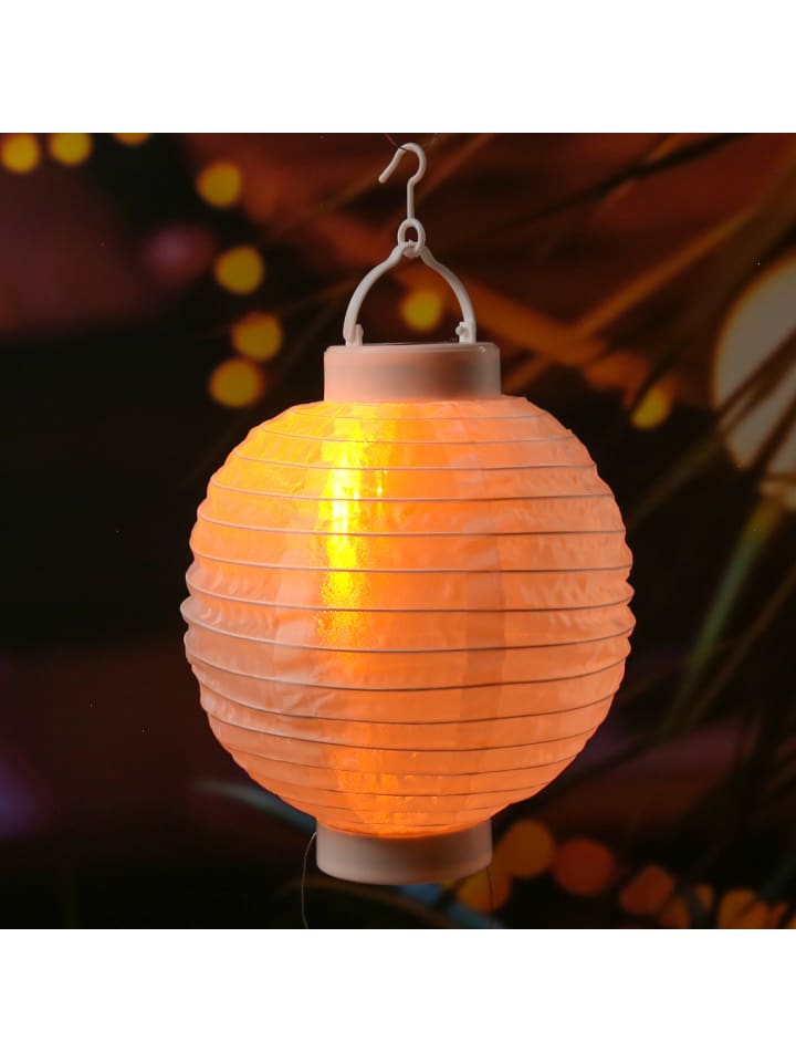 MARELIDA LED Solar Lampion in weiß - D: 20cm günstig kaufen onesize